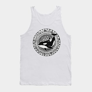 Mandala - Orca B&W Tank Top